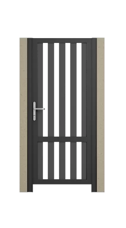 Клитка Alutech с заполнением из алюминиевых экструдированных профилей. 1000х2000мм (ШхВ)