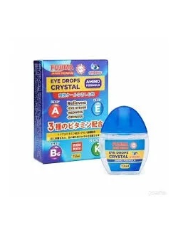 FUJIMA EYE DROPS CRYSTAL Strong Увлажняющие капли для глаз (13 мл).