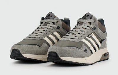 Adidas Retropy F2 Mid With Fur Grey White