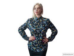 Блузка с принтом Лиз (Акция) (р. 32 / 40 RU)