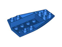 Wedge 6 x 4 Triple Inverted Curved, Blue (43713 / 4180466 / 6109922)