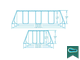 Каркасный прямоугольный бассейн Bestway 56456 (412х201х122 см) с картриджным фильтром и лестницей