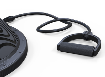 Полусфера гимнастическая надувная Original FitTools R3 с эспандерами и насосом