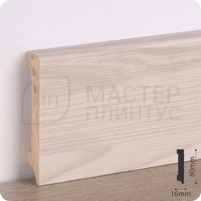 Плинтус деревянный ламинированный Дуб гамбург