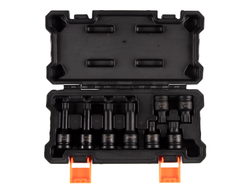 Набор ударных торцевых насадок 1/2", Spline, M12-M18, L = 45-78 мм, кейс, 8 предметов AFFIX AF00746008C