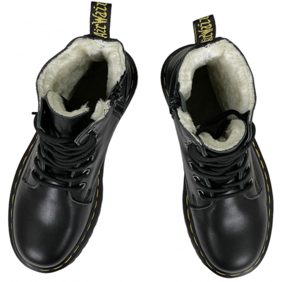 DR MARTENS 1460 JADON BLACK CHUNKY HEEL С МЕХОМ