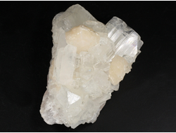 Апофиллит, Стильбит, сросток кристаллов, Индия (70*47*40 мм, 125 г) №29846