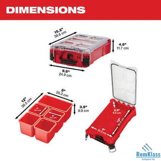 Компактный органайзер Milwaukee Packout 48-22-8435