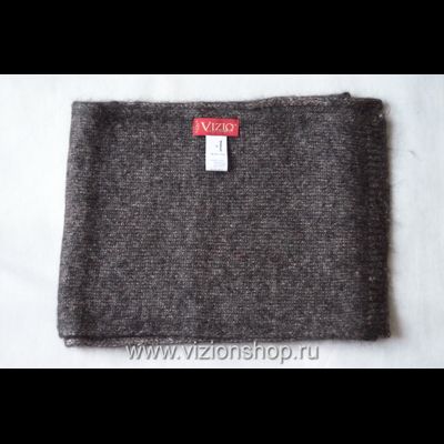 Коричнево - розовый вязаный шарф из мериноса и альпака Италия Vizio 6110 / 6112 Shibuya