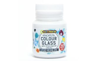 COLOUR GLASS Краситель для эпоксидных смол Белый 20 мл