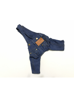 Джинсовые штаны для собаки темные