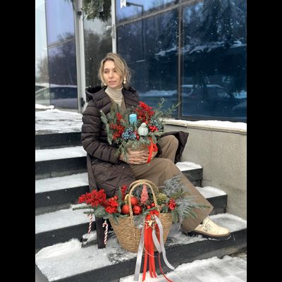 Новогодняя композиция № 1186