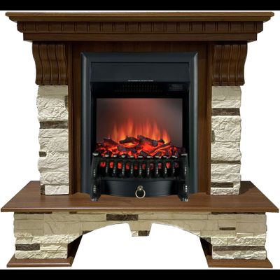 Электрокамин Турин NT M1 с очагом Fobos