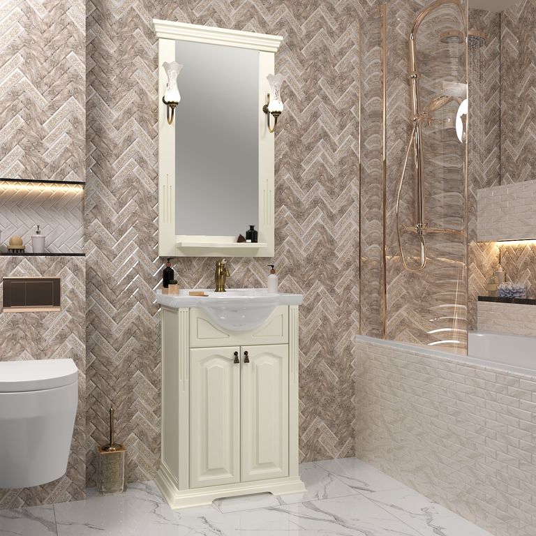 КОМПЛЕКТ МЕБЕЛИ РИСПЕКТО 55 СЛОНОВАЯ КОСТЬ