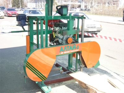 Пилорама бензиновая Триумф (700) Lifan-Пилорама ленточная Алтай-3 (700)с бензиновым двигателем Lifan 15л.с