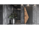 Стальная дверь   Loft с зеркалом (адаптивная замковая часть).