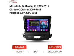 Штатная магнитола FarCar HL056M для Mitsubishi Outlander XL,Citroen C-Crosser, Peugeot 4007 на Android