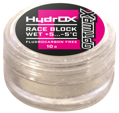 Гоночная мазь скольжения HydrOX Block wet, 10g +5…-5°C 10g