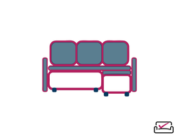 Чехлы только на подлокотники и на сиденья кресел и диванов