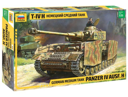 Сборная модель: (Звезда 3620) Немецкий средний танк T-IV (H)