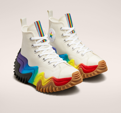 Converse Run Star Motion Hi platform Pride Rainbow