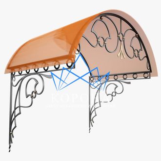 Кованый козырек №2