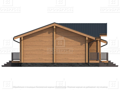 Дом из клееного бруса Алла, 126 м2