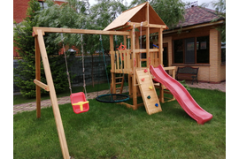 Детская площадка Сибирика с 2-мя горками (Самсон)