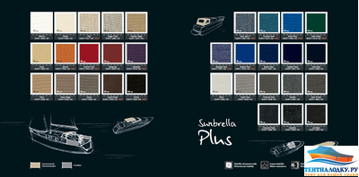 ТКАНЬ АКРИЛОВАЯ SANBRELA PLUS- АКЦИЯ НА ЧЕРНЫЙ _ТЕМНО СИНИЙ