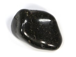 Метеорит "Царёв" в пластиковом боксе, галтовка, Россия, Волгоградская обл (30*21*14 мм, 15 г) №23454