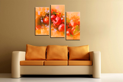 Модульная картина "Яблочное утро"