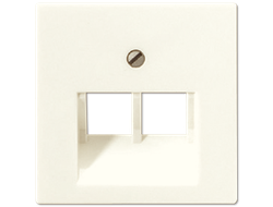 Jung A569-2BFPLUA Крышка розетки 2хRJ, слоновая кость