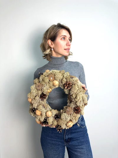 Новогодний венок № 1157