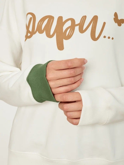 ЖЕНСКИЙ СВИТШОТ БЕЛЫЙ "ДАРИ"