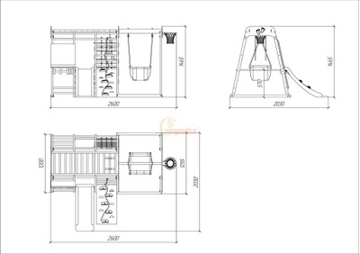 ДСК раннего развития Савушка Непоседа 8 nero