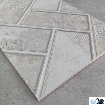 Плитка настенная Eurotile Padma Decor Luster 30x60 см матовая, рельеф. Реальное фото. Толщина плитки