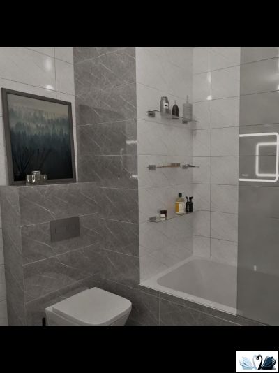 Плитка настенная Belani Верди серая 30х60 см Береза керамика