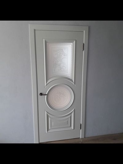 БОГЕМА/ БЕЛАЯ ЭМАЛЬ, ПОЛОТНО ОСТЕКЛЕННОЕ/ УЗОР 2