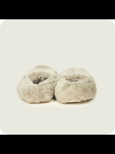 Тапочки-грелки для ног Luxury (бежевые)