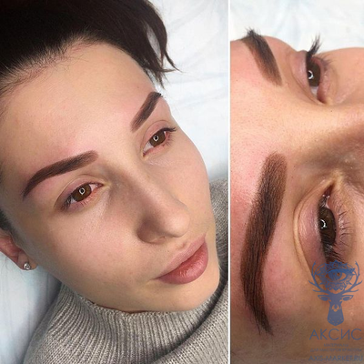 Пигмент для бровей Dark brown (Брюнет), 6 мл, AS-Company by Alina Shakhova