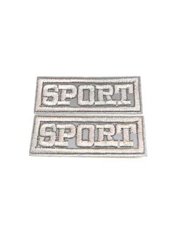 Термоаппликация светоотражающая, спорт