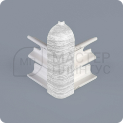 Угол наружный к плинтусу Comfort Classic 80 Дуб айсберг 081