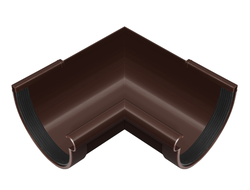 RAINWAY УГОЛ ЖЕЛОБА ВНУТРЕННИЙ 90°, ЦВЕТ КОРИЧНЕВЫЙ