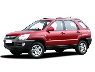 Автомобильные чехлы Kia Sportage с 2004-2008 г.в. пассажирское сидение складывается под столик
