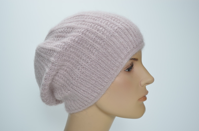 Розовый итальянский берет для женщин