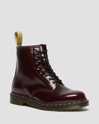 Ботинки Dr Martens 1460 Vegan Lace Up бордовые