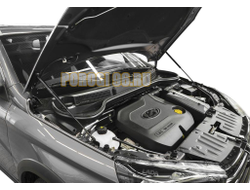 Амортизаторы капота, 2 шт. АвтоУпор для Lada Vesta I Седан / Универсал / Седан Cross / Универсал Cross 2018-