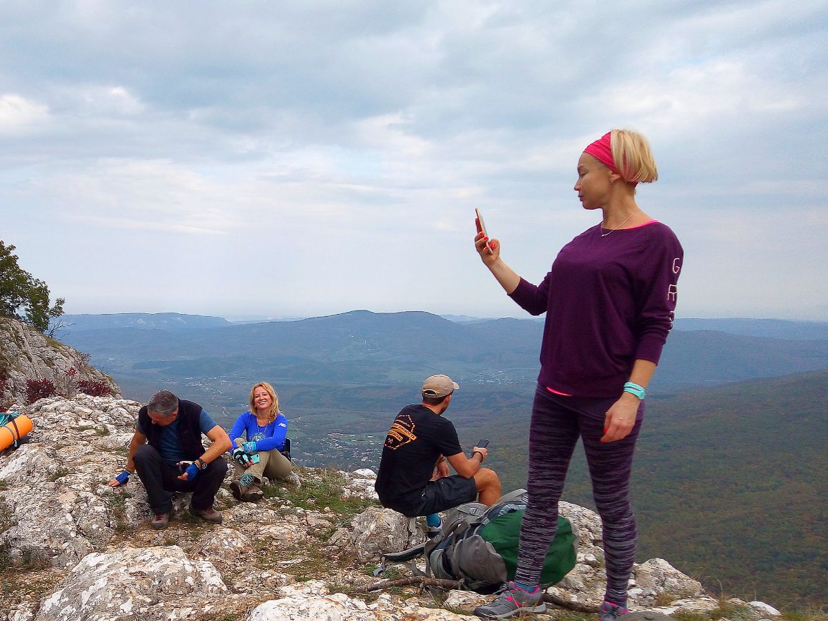 активный тур в Крым автопешеходный, Барская поляна на горе Седам-Кая