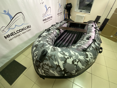 Моторная лодка Хантер 380 ПРО КМФ НДНД - MNELODKU.RU