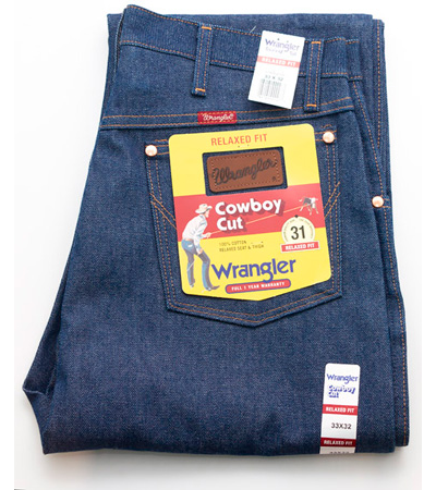 Джинсы 31MWZ Wrangler® Cowboy Cut® свободный [жёсткие]